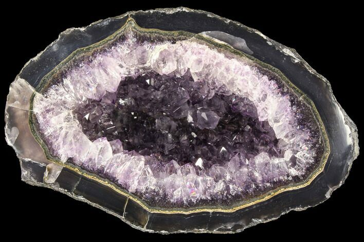 Purple Amethyst Geode - Uruguay #87450